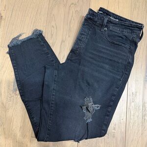 Old Navy Black Straight Leg Jeans